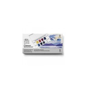Winsor & Newton Cotman Skyscape Set Acuarela para Paisajes 8 Pastillas