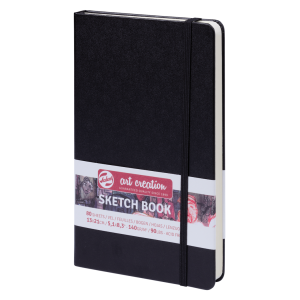 Art Creation Sketchbook Talens. Negro 13x21cm 140gr.