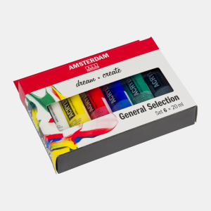 Amsterdam Standard Series Set AcrĂlicos BĂ¡sico 6 x 20 ml